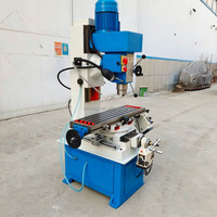 Machine de perçage et de fraisage verticale ZX50C avec cône de broche MT4 et table de travail rigide pour le perçage, le fraisage et le taraudage de pièces métalliques, neuve
