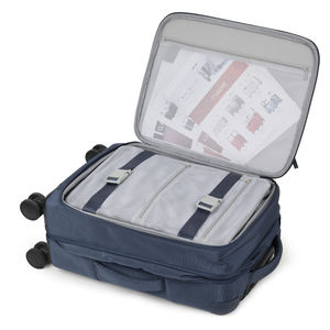 Mode transporter tissu souple + PU voyage numérique hommes sac à roulettes moyen bagage personnalisé OEM/ODM valise - Product Image 5