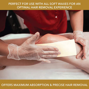 Rouleaux de coton non blanchi 100 % naturel de haute qualité pour épilation, imprimés par transfert thermique, bandes de <span class=keywords><strong>cire</strong></span> couleur naturelle, vente en gros sur mesure - Product Image 3