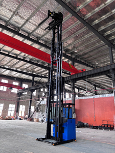 Montacargas de Alcance Alto <span class=keywords><strong>Heli</strong></span> de 3 Direcciones, 3300 lb, 1.5 Toneladas, para Pasillos Muy Estrechos, Altura Máxima de Elevación de 10 m, Montacargas de 3 Vías AGV - Product Image 6