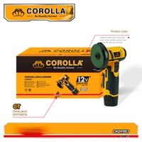 Meuleuse d'angle multifonctionnelle domestique à moteur brossé de style européen, à batterie lithium, pour polissage et ponçage, vente en gros transfrontalière
