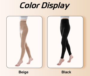 Calcetines Altos hasta la Rodilla, Translúcidos, Sólidos, Modernos, Funcionales, de Alta Elasticidad, con Cintura Ancha para Facilitar el Uso y Mayor Comodidad - Product Image 6