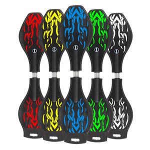 <span class=keywords><strong>Longboard</strong></span> à deux roues <span class=keywords><strong>pour</strong></span> débutants avec roues en PU et bande antidérapante - Design Snake Swing - Product Image 1