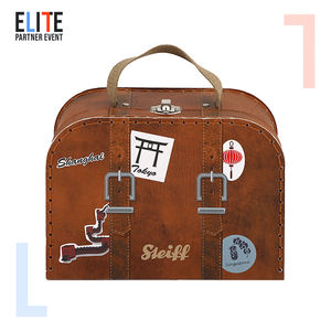 Scatola di cartone bianca con scatola di chiusura della maniglia scatola di carta della valigia dell'album di foto di nozze - Product Image 2