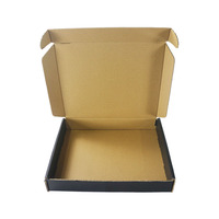 Precio de fábrica, venta al por mayor, tamaño personalizado, Impresión de logotipo, papel Kraft, cajas de correo de cartón de avión fuerte