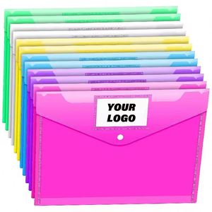 Hot Selling Custom Logo Office Expanding <b>Document</b> A4 PP Plastic Portfolio <b>File</b> Folder with logo - Product Image 1