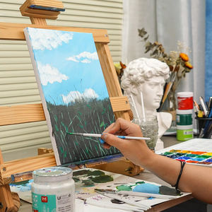 8 unids/set blanco redondo punta fina detalles cepillo aceite acuarela arte en miniatura pincel pluma cepillos - Product Image 6