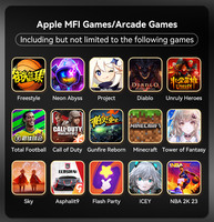 Nouvelle Arrivée Manette de Jeu Portable D6 Six Axes Bluetooth Sans Fil pour iPhone Android PC Win7