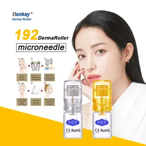 Jarum Hydra Roller portabel 192 pin Hydra Roller Titanium Alloy Microneedling perawatan kulit Roller