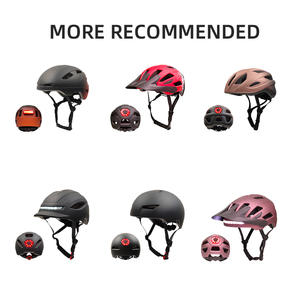 도매 EN1078 인증 자전거 라이더용 LED 조명 및 방수 디자인을 갖춘 사이클링 자전거 라이딩 스마트 헬멧 - Product Image 6