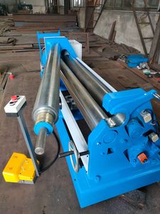 CE Certified Automatic Aluminum Stainless Steel Calandra Roll Forming to Sheet Cutting Thread Plate 3-<strong>Roller</strong> Rolling <strong>Machine</strong> - Product Image 2