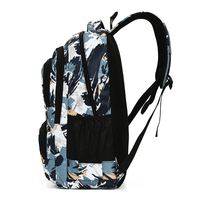 Mochila de Viaje Unisex para Estudiantes, Estilo Oxford, de Poliéster, Antirrobo, con Cierre de Cremallera y Correas de Hombro Curvas