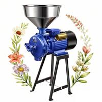 Machine à moudre le blé commerciale 3500W 220V certifiée CE avec disque en acier au manganèse, capacité de 60 kg/h, longue durée de vie