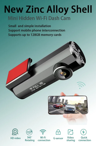 Nouveau alliage Zinc caché Dashcam voiture caméra HD 1080P Vision nocturne enregistrement Auto DVR boucle tableau de bord enregistreur véhicule accessoires - Product Image 2