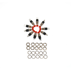 <b>Push</b> <b>Button</b> <b>Switch</b> 7mm 2Pin Self-Locking Non-Illuminated Round Head 1NO IP40 For General Use - Product Image 1