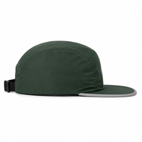 Gorra Clásica Personalizada con Logotipo Bordado a Color, Gorra de 5 Paneles de Nailon Impermeable para Hombre y Mujer, Gorra de Visera Plana para Viajes y Deportes