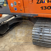 Excavator Bekas Hitachi Zx130 Asli Jepang 13 Ton Jam Operasi Rendah Diesel Crawler Hydraulic Backhoe Kondisi Bagus Dijual
