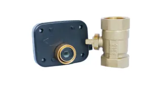 220V DN25 Motorized Electric 2-Way Ball Valve Brass Valve Body With 3 Wires High Quality