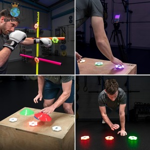 Lampe d'entraînement de réaction, équipement d'agilité et de vitesse pour le basketball, le football, les sports de combat, le handball, <span class=keywords><strong>Fitlight</strong></span> Blazepod 4+app 30-40m - Product Image 5