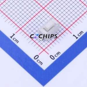 TS-1001T-AR05016 Tactile Switch SMD,6x3.5mm Switch Single Pole Single Throw Rectangle Button 1.6N Vertical Mount - Product Image 1