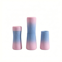 Tube de rouge à lèvres vide rechargeable en ABS avec mécanisme rotatif et capuchon à vis, personnalisable avec logo et couleur, emballage cosmétique, étiquetage OEM/ODM