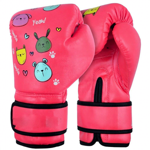 ถุงมือ MMA สำหรับนักมวยอาชีพ แบบผูกเชือก ปิดด้วยแถบตีนตุ๊กแก ปิดนิ้วเต็มรูปแบบ ทำจากหนังวัวแท้สีทอง บุโฟมความหนาแน่นสูง สำหรับมวยไทย - Product Image 6