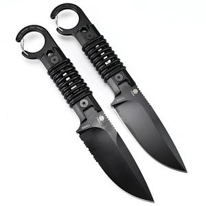 Couteau utilitaire à lame fixe Fox, pointe droite, pour le camping en plein air, acier inoxydable, manche en bois, épaisseur 3 mm, multi-usages, OEM - Product Image 4