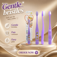 Trendige Kinderzahnbürste Kinder-Designzahnbürstenset als Geburtstagsgeschenk für Kinder