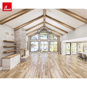 Poutres de plafond <span class=keywords><strong>en</strong></span> faux bois de chêne rouge simulé de taille personnalisée Alland, texture naturelle, grain de bois, pour centre commercial, salle de sport - Product Image 5
