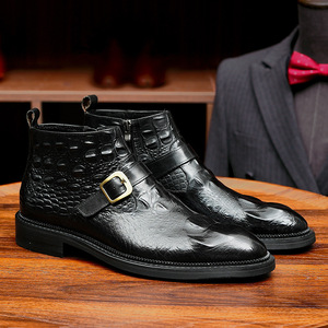 Chaussures en cuir pour hommes, style business casual, chaussures habillées élégantes, durables et antidérapantes, chaussures en cuir de luxe - Product Image 2