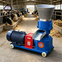 Équipement d'élevage bovin, équipement de transformation de la volaille avec presse à granulés à matrice plate, entraînement par accouplement 220V 380V