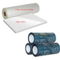 Film PET UV DTF de qualité supérieure, film autocollant UV cristal, film pour imprimante UV DTF