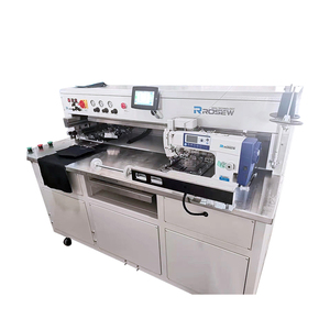 Rosew GC9000B-AT-2 Entièrement Automatique Seule Aiguille Pneumatique Air Aspiration Irong et Appuyant Poche Attachant La Machine, - Product Image 1