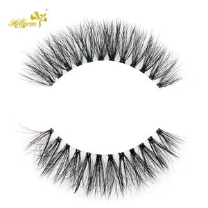 Minky Lông Mi Mở Rộng Sang Trọng Bán Buôn 3D Giả Chồn Lông Mi Nhãn Hiệu Riêng Tùy Chỉnh Hộp Lash