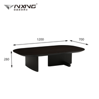 Meilleur prix Table basse moderne en bois durable avec placage fumé pour le salon