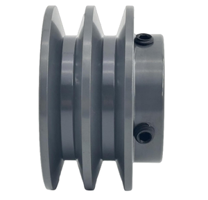 Poulie à double gorge pour courroie trapézoïdale 100-2A, bloc de traction, alésage intérieur 18/19/20/22/24/25 mm, alésage fixe, fonte OEM - Product Image 5