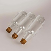 Bouteilles réutilisables personnalisées en PET pour thé et jus 150ml/200ml/250ml avec bouchon à vis et impression sérigraphique SYZ D-26