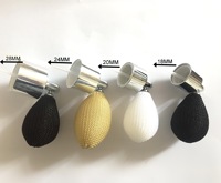 Buse de pulvérisateur de pompe d'ampoule de parfum de tube court à l'ancienne colorée pour la bouteille de jet de brouillard