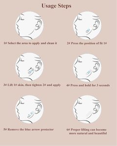 Nastro invisibile per lifting viso, nastro istantaneo invisibile per naso e doppio mento, nascondi le imperfezioni del viso - Product Image 4