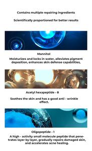 Masque facial en feuille apaisant <span class=keywords><strong>Uniq</strong></span> et New Skin Care, soin coréen à base de plantes, végétalien, EGF, hydratant, collagène, rafraîchissant - Product Image 4