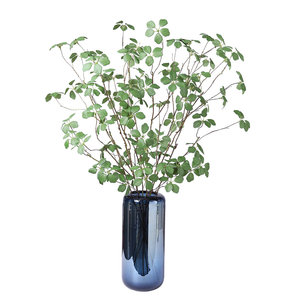 ดอกไ<span class=keywords><strong>ม</strong></span>้ประดิษฐ์หวายสีเขียวอ่อนผลิตจากโรงงานจีนจีนแบบเซนจำลองการจัดใบบัว - Product Image 6