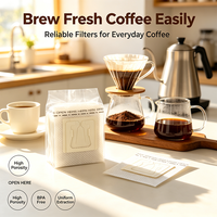 Filtre à café jetable en non-tissé de qualité alimentaire à accrocher, pour la maison, le bureau et les voyages – Approvisionnement direct usine