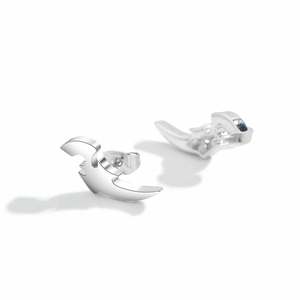 Crown Bone Earrings S925 Silver Stud Earrings Geometric Dragon Design For Men And Women Everyday Wear - Product Image 2