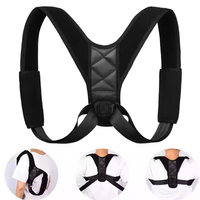 Correcteur de posture réglable en néoprène pour les épaules avec soutien dorsal