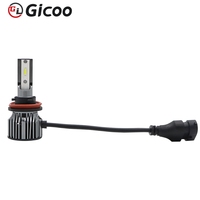 Bombillas LED para Faros Delanteros de Automóvil GICOO P5, 50 W, 12000 lm, 3000 K, IP68, Resistentes al Agua, Chip LED CSP para Audi A3, Golf, VW, H3, H11, H4, H7