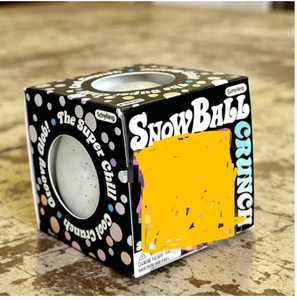 Snowball Crunch Stress Ball Squishy Squeeze <b>Toy</b> Crunch Sound Sensory Fidget <b>Toy</b> <b>Anxiety</b> Relief Kids <b>Adults</b> Silicone Box - Product Image 5