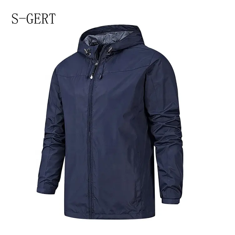 Hiking Camping Wear Windcheater Sports Windbreaker Hoodie Clothes Young Men Winter Jacket