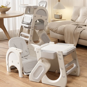 Silla <span class=keywords><strong>de</strong></span> alimentación plegable <span class=keywords><strong>de</strong></span> plástico <span class=keywords><strong>de</strong></span> alta calidad <span class=keywords><strong>para</strong></span> niños y <span class=keywords><strong>bebés</strong></span>, silla alta ajustable <span class=keywords><strong>para</strong></span> comedor y bebé 3 en <span class=keywords><strong>1</strong></span> - Product Image 1