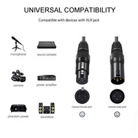 Câble de Microphone XLR vers XLR, câble de raccordement DMX à 3 broches, câble de Microphone XLR mâle vers femelle
