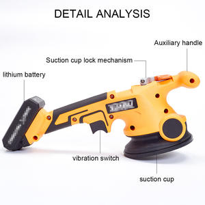 مجموعة أدوات تبليط لاسلكية مع تقنية تسوية الأرضيات الكهربائية والاهتزازية لتركيب البلاط الاحترافي - Product Image 4